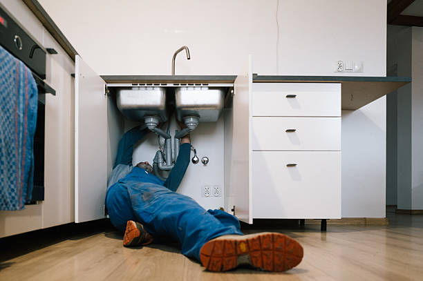 Professional Plumbing technician working in Muldoon, TX